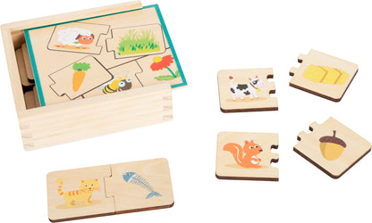 Cutie puzzle cu animale