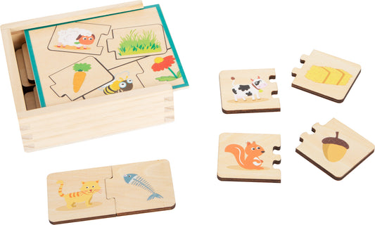 Cutie puzzle cu animale