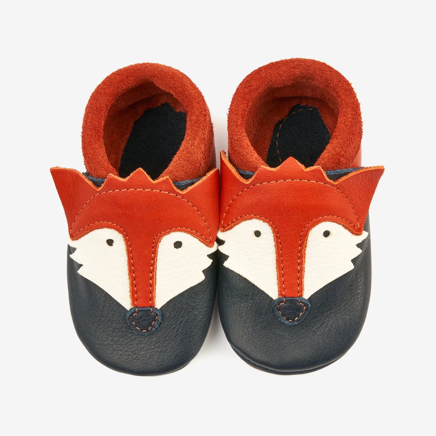 Pantofi Barefoot interior / exterior "Frantz the Fox" Orangenkinder