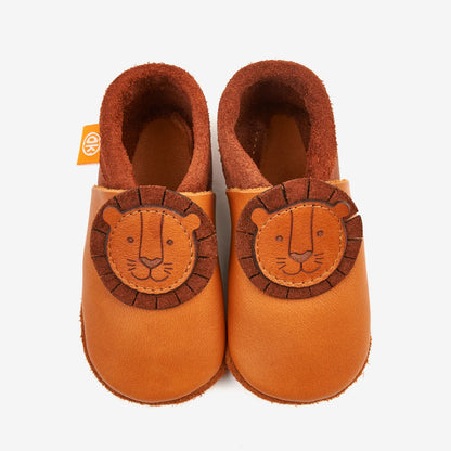 Pantofi Barefoot de interior "Leo the Lion" Orangenkinder